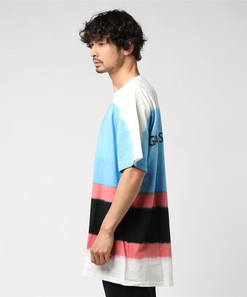 GALLIS ADDICTION(ガリスアディクション)の「GA段染め半袖Tシャツ(Tシャツ/カットソー・メンズ・オレンジ/ブルー・M/L)」の3枚目の写真