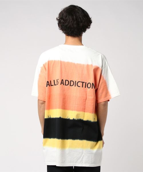 GALLIS ADDICTION(ガリスアディクション)の「GA段染め半袖Tシャツ(Tシャツ/カットソー・メンズ・オレンジ/ブルー・M/L)」の5枚目の写真