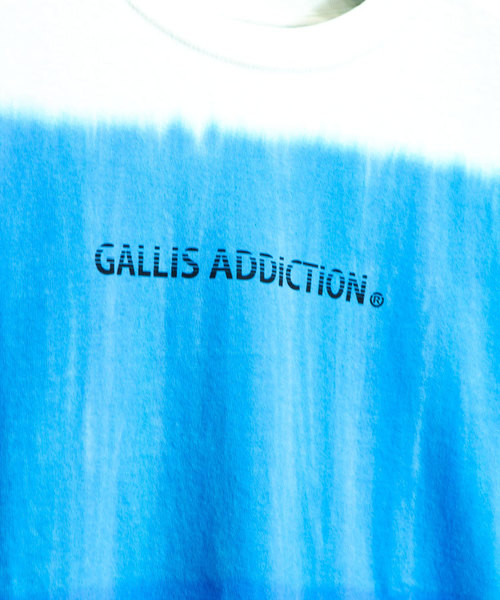 GALLIS ADDICTION(ガリスアディクション)の「GA段染め半袖Tシャツ(Tシャツ/カットソー・メンズ・オレンジ/ブルー・M/L)」の13枚目の写真