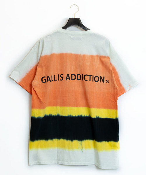 GALLIS ADDICTION(ガリスアディクション)の「GA段染め半袖Tシャツ(Tシャツ/カットソー・メンズ・オレンジ/ブルー・M/L)」の6枚目の写真