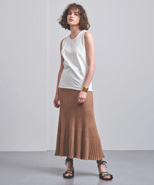 UNITED ARROWS（ユナイテッドアローズ）の「＜AEWEN MATOPH（イウエン マトフ）＞ ダブル タンクトップ ◆（タンクトップ・レディース・ダークグレー/ライラック/ホワイト・FREE）」の8枚目の写真