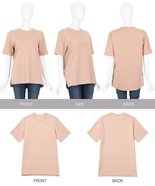 KOBE LETTUCE(コウベレタス)の「Ce&カラークールTシャツ(Tシャツ/カットソー・レディース・ホワイト/ピンク/ネイビー・L/M/S)」の8枚目の写真