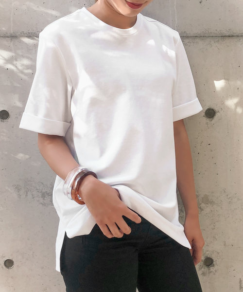 KOBE LETTUCE(コウベレタス)の「Ce&カラークールTシャツ(Tシャツ/カットソー・レディース・ホワイト/ピンク/ネイビー・L/M/S)」の11枚目の写真