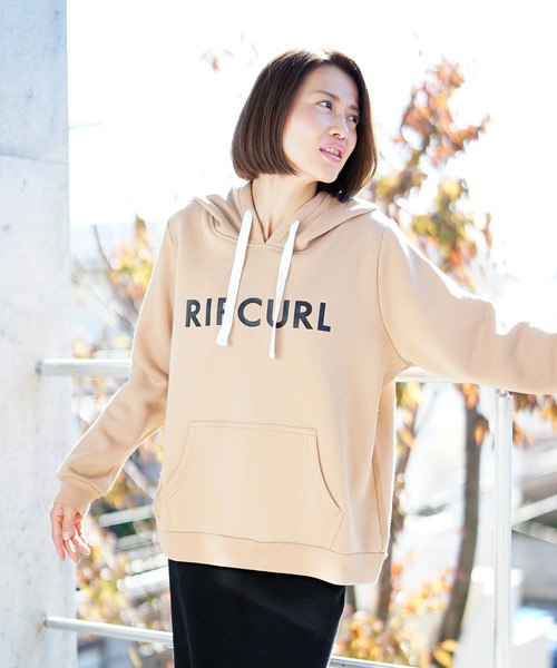 セール Rip Curl リップカール レディースフロントロゴプルオーバー ロゴ パーカー パーカー Rip Curl リップカール のファッション通販 Zozotown