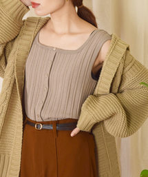 w closet | スクエア前開き風タンクトップ(タンクトップ)