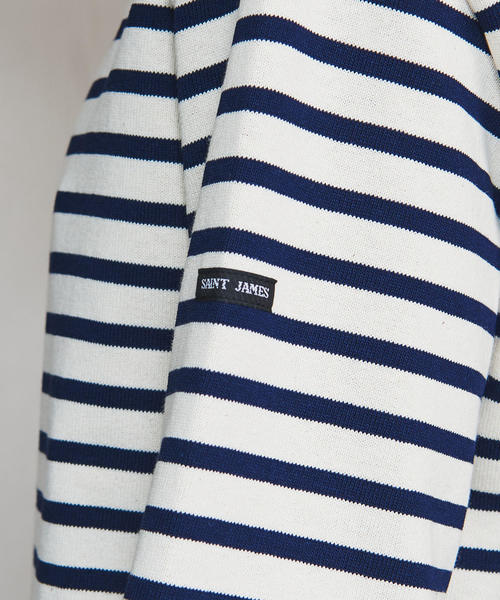 SAINT JAMES（セントジェームス）の「＜SAINT JAMES＞OUESSANT BORDER PULLOVER/カットソー（Tシャツ/カットソー・レディース・オフホワイト/ワインレッド/ベージュ/コバルトブルー/ブラック・1/3）」の17枚目の写真