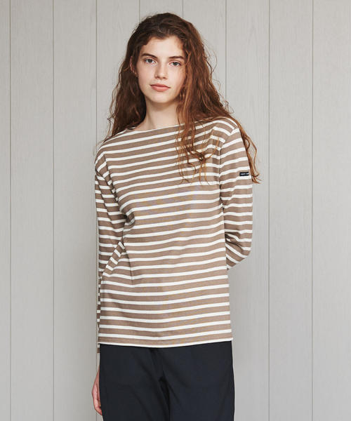 SAINT JAMES（セントジェームス）の「＜SAINT JAMES＞OUESSANT BORDER PULLOVER/カットソー（Tシャツ/カットソー・レディース・オフホワイト/ワインレッド/ベージュ/コバルトブルー/ブラック・1/3）」の14枚目の写真