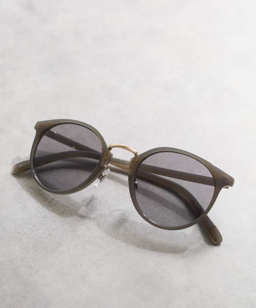 NOsWEA ブラック ラウンドフレーム サングラス セール】/セルフレーム ラウンドグラス/（サングラス）｜NO WAY