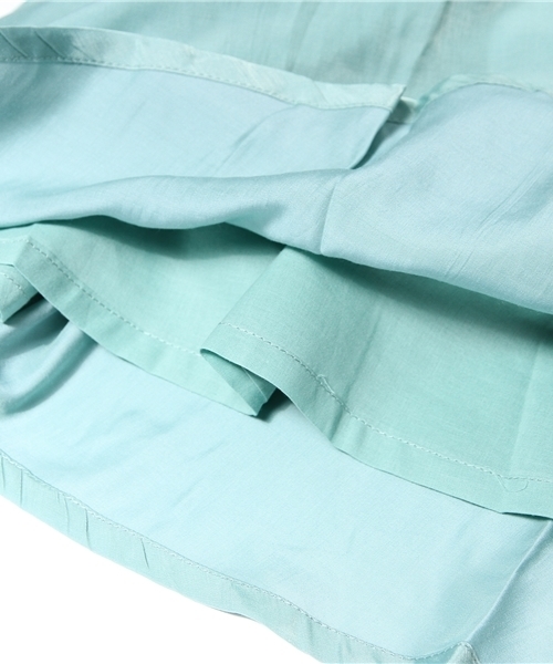 CIAOPANIC（チャオパニック）の「【Ciaopanic】ムジBACKZIPOP（ワンピース・レディース・ホワイト/グリーン/オレンジ/ネイビー・FREE）」の8枚目の写真