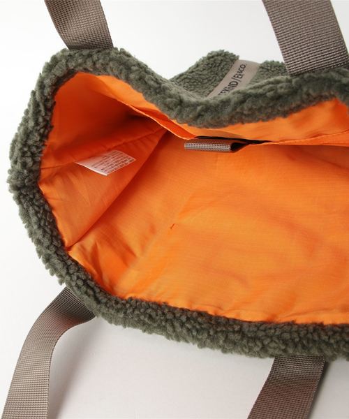 WEEKEND(ER)（ウィークエンダー）の「WEEKEND(ER)/ウイークエンダー　RETRO FLEECE TOTE BAG（トートバッグ・レディース・ネイビー/グレー/オリーブ/ナチュラル・FREE）」の7枚目の写真