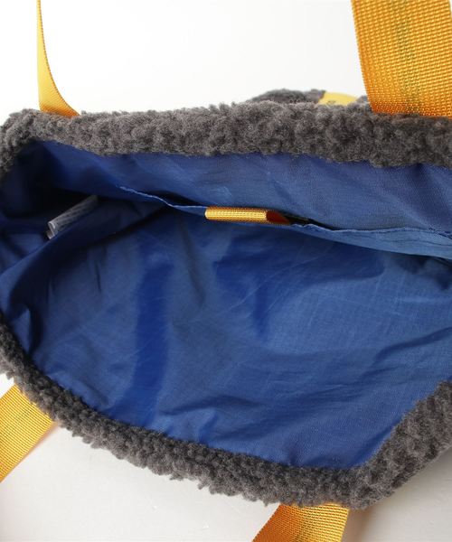 WEEKEND(ER)（ウィークエンダー）の「WEEKEND(ER)/ウイークエンダー　RETRO FLEECE TOTE BAG（トートバッグ・レディース・ネイビー/グレー/オリーブ/ナチュラル・FREE）」の10枚目の写真