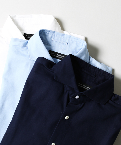 NANO universe(ナノユニバース)の「汗ジミ防止アンチソーキットSH(シャツ/ブラウス・メンズ・ホワイト/サックスブルー/ネイビー・SMALL/LARGE/X-LARGE/MEDIUM)」の18枚目の写真