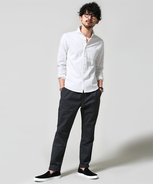 NANO universe(ナノユニバース)の「汗ジミ防止アンチソーキットSH(シャツ/ブラウス・メンズ・ホワイト/サックスブルー/ネイビー・SMALL/LARGE/X-LARGE/MEDIUM)」の19枚目の写真