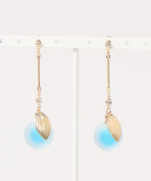 カヤ（カヤ）の「【カヤ】果実ピアス（ピアス（両耳用）・レディース・イエロー/ブルー/グリーン/ホワイト/レッド/パープル・FREE）」の4枚目の写真