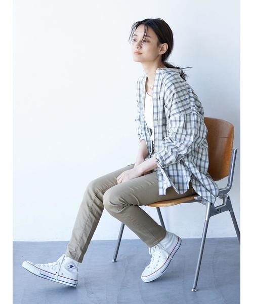 AMERICAN HOLIC（アメリカンホリック）の「カラースキニーフィット ＊（その他パンツ・レディース・ブラック/ベージュ/グレイッシュベージュ・SMALL/MEDIUM/LARGE/X-SMALL/LL）」の12枚目の写真