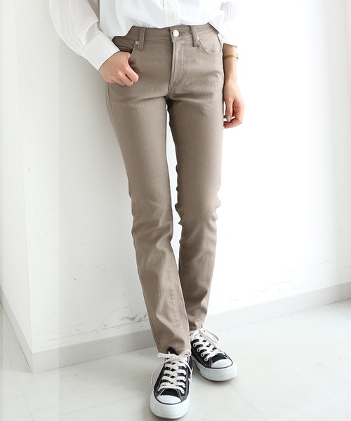 AMERICAN HOLIC（アメリカンホリック）の「カラースキニーフィット ＊（その他パンツ・レディース・ブラック/ベージュ/グレイッシュベージュ・SMALL/MEDIUM/LARGE/X-SMALL/LL）」の7枚目の写真