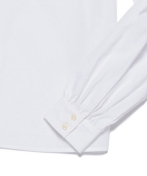 Ray BEAMS（レイビームス）の「【Ray BEAMS / フリル スタンド コットン パフスリーブシャツ】（シャツ/ブラウス・レディース・ホワイト/ブラック・0/1）」の18枚目の写真