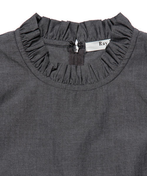 Ray BEAMS（レイビームス）の「【Ray BEAMS / フリル スタンド コットン パフスリーブシャツ】（シャツ/ブラウス・レディース・ホワイト/ブラック・0/1）」の21枚目の写真