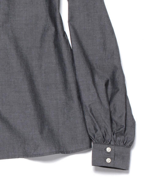 Ray BEAMS（レイビームス）の「【Ray BEAMS / フリル スタンド コットン パフスリーブシャツ】（シャツ/ブラウス・レディース・ホワイト/ブラック・0/1）」の15枚目の写真