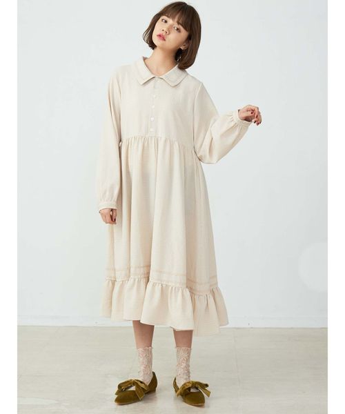 Merry Jenny メリージェニー の なみなみカラーシャツワンピース ワンピース Wear