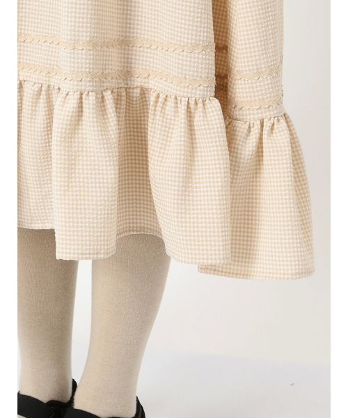 merry jenny（メリージェニー）の「なみなみカラーシャツワンピース（ワンピース・レディース・ブラック/ベージュ・FREE）」の20枚目の写真