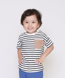 DILASH | ボーダー半袖Tシャツ(Tシャツ/カットソー)