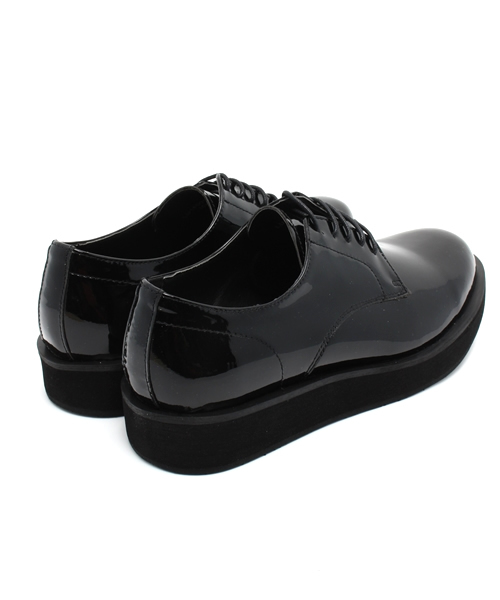 Lui's（ルイス）の「Lui's プレーントゥーラバーソールシューズ（スニーカー・メンズ・ブラック/ネイビー・40/41/42）」の5枚目の写真