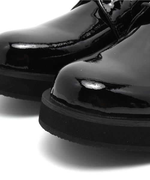 Lui's（ルイス）の「Lui's プレーントゥーラバーソールシューズ（スニーカー・メンズ・ブラック/ネイビー・40/41/42）」の6枚目の写真