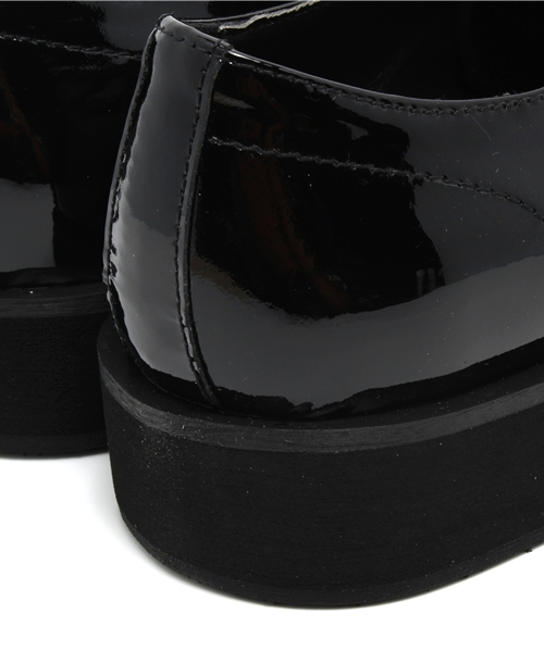 Lui's（ルイス）の「Lui's プレーントゥーラバーソールシューズ（スニーカー・メンズ・ブラック/ネイビー・40/41/42）」の8枚目の写真