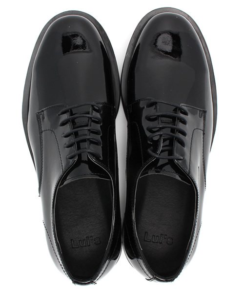 Lui's（ルイス）の「Lui's プレーントゥーラバーソールシューズ（スニーカー・メンズ・ブラック/ネイビー・40/41/42）」の10枚目の写真