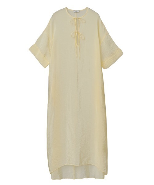CLANE（クラネ）の「GLOSS WASHER RIBBON ONE PIECE（ワンピース