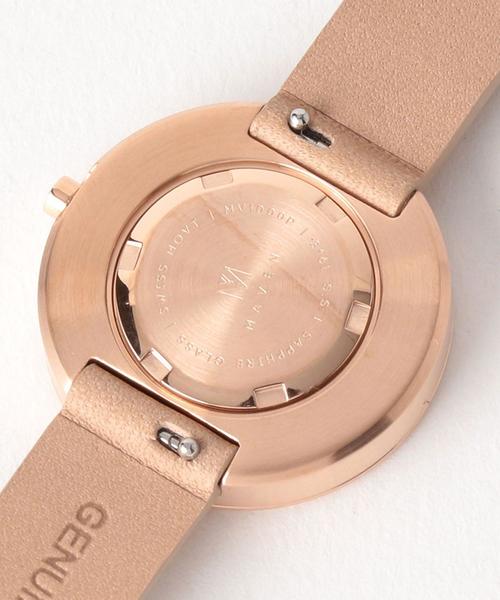 Mavenwatches(マベンウォッチズ)の「<MAVEN WATCHES>THE MINIMALIST レザー28mmフェイスウォッチ(アナログ腕時計・レディース・オフホワイト/ベージュ・FREE)」の8枚目の写真