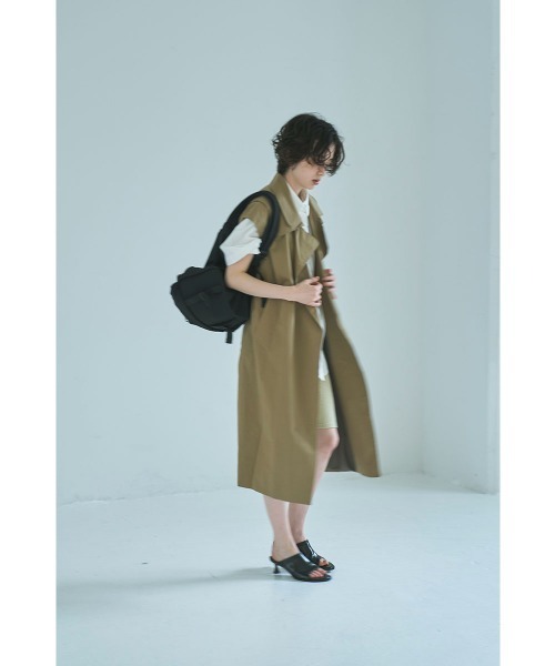 marjour(マージュール)の「TRENCH LONG VEST(トレンチコート・レディース・ベージュ・MEDIUM)」の10枚目の写真