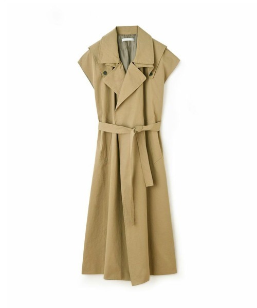 marjour(マージュール)の「TRENCH LONG VEST(トレンチコート・レディース・ベージュ・MEDIUM)」の11枚目の写真