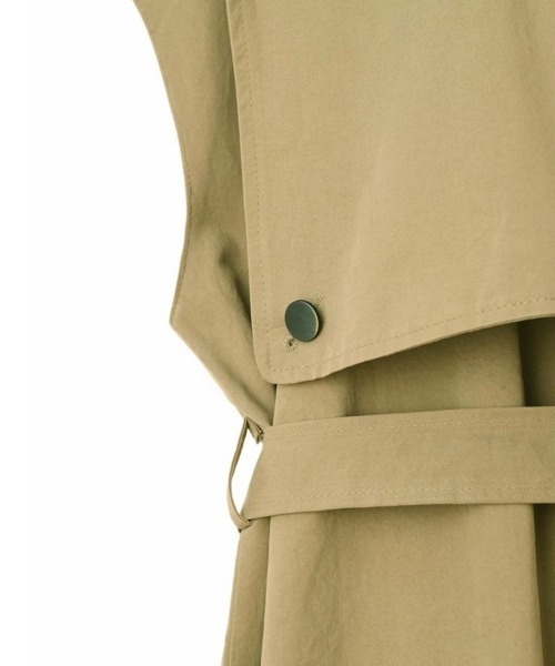 marjour(マージュール)の「TRENCH LONG VEST(トレンチコート・レディース・ベージュ・MEDIUM)」の19枚目の写真