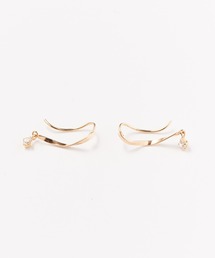 【K10】スウィングビジューピアス BOX付き