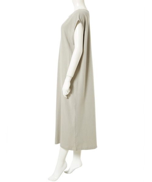 fifth（フィフス）の「リップルフレンチスリーブワンピース（ワンピース・レディース・グレイッシュベージュ/ベージュ・MEDIUM）」の7枚目の写真