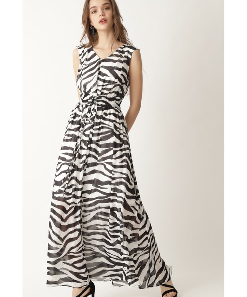 セール ゼブラプリントワンピース ワンピース Pinky Dianne ピンキーアンドダイアン のファッション通販 Zozotown