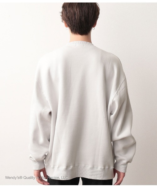 JUNRED(ジュンレッド)の「【WENDY'S×JUNRed別注】クルースウェット(スウェット・メンズ・ベージュ/オフホワイト/ワイン・M/L)」の14枚目の写真