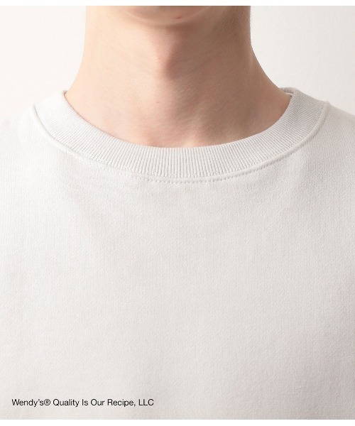 JUNRED(ジュンレッド)の「【WENDY'S×JUNRed別注】クルースウェット(スウェット・メンズ・ベージュ/オフホワイト/ワイン・M/L)」の15枚目の写真