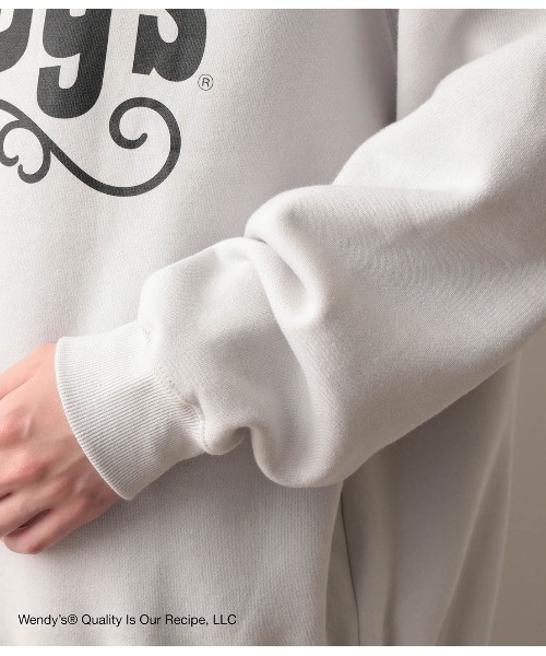 JUNRED(ジュンレッド)の「【WENDY'S×JUNRed別注】クルースウェット(スウェット・メンズ・ベージュ/オフホワイト/ワイン・M/L)」の17枚目の写真