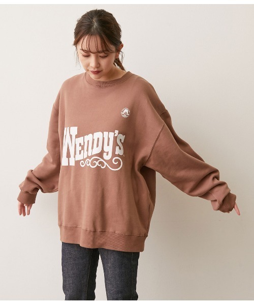 JUNRED(ジュンレッド)の「【WENDY'S×JUNRed別注】クルースウェット(スウェット・メンズ・ベージュ/オフホワイト/ワイン・M/L)」の19枚目の写真