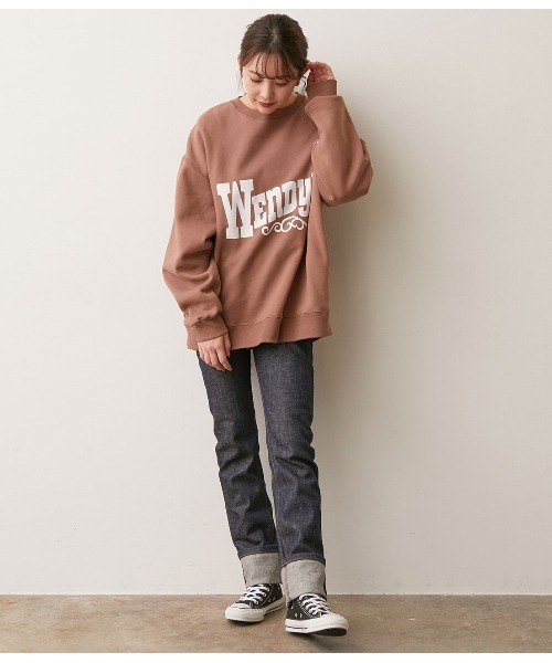 JUNRED(ジュンレッド)の「【WENDY'S×JUNRed別注】クルースウェット(スウェット・メンズ・ベージュ/オフホワイト/ワイン・M/L)」の20枚目の写真