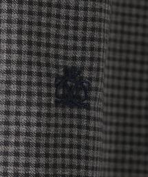 Drawer（ドゥロワー）の「Drawer コットンチェックノーカラーシャツ