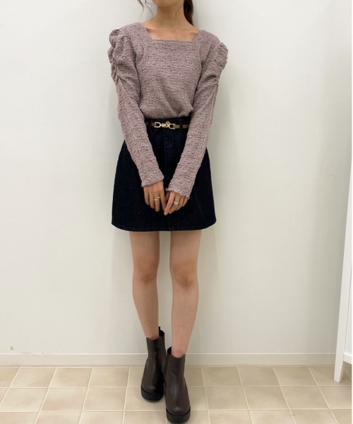 apres jour（アプレジュール）の「クシュクシュクロストップス【ZOZOTOWN限定アイテム】（Tシャツ/カットソー・レディース・ラベンダー/アイボリー/モカ/ブルー系その他・フリー）」の13枚目の写真