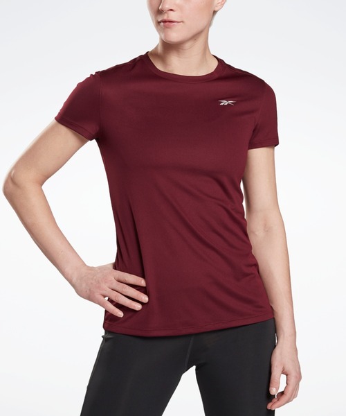 Reebok(リーボック)の「ランニング エッセンシャルズ シャツ / Running Essentials Shirt(Tシャツ/カットソー・レディース・ネイビー/マルーン/グレー/ブラック/パープル・SMALL/MEDIUM/LARGE/X-LARGE/XX-LARGE)」の8枚目の写真