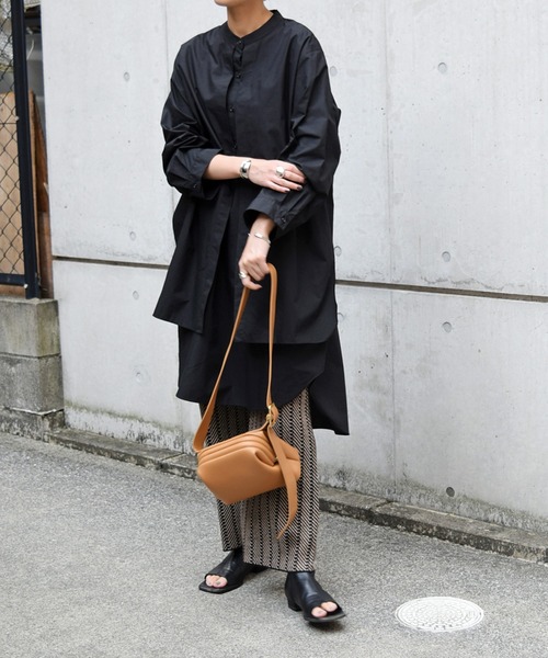 Marient（マリエント）の「フロントヨークシャツワンピ（ワンピース・レディース・ホワイト/ブラック/ネイビー/カーキ・FREE）」の11枚目の写真