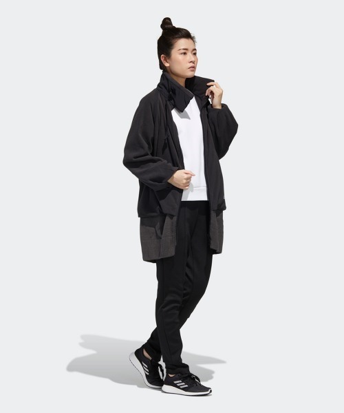 adidas（アディダス）の「adidas/アディダス FLEECE FABRIC MIX LONG 