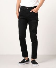 Guess | Cut-Off Skinny Black Denim Pant(デニムパンツ)