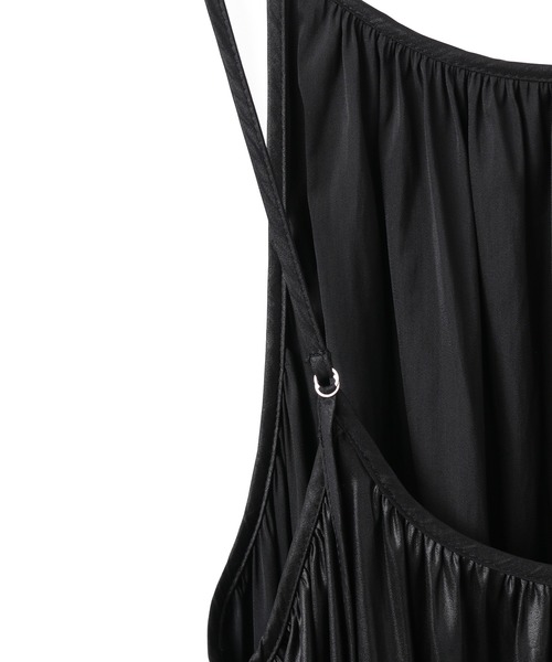 ADAM ET ROPE'（アダムエロペ）の「ギャザーキャミワンピース（ワンピース・レディース・ブラック/ダークブラウン・FREE）」の15枚目の写真